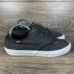 Vans Women's Size 9 Camden Black Low Skate Shoes Canvas Sneakers